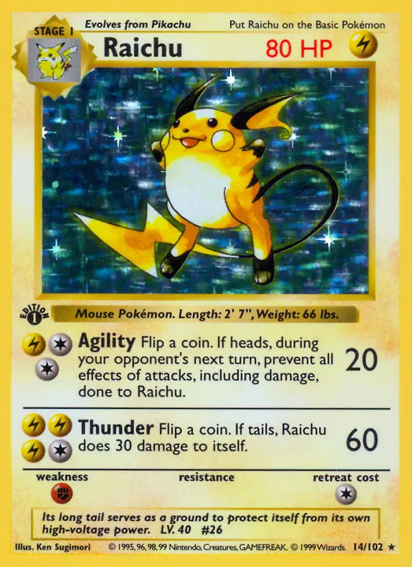 Raichu - Base Set