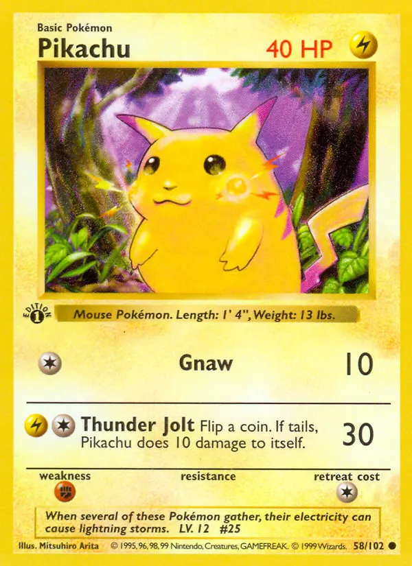 Pikachu - Base Set