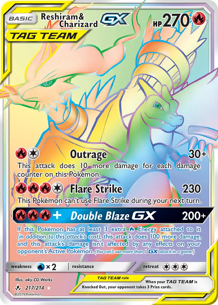 Reshiram & Charizard GX - Unbroken Bonds