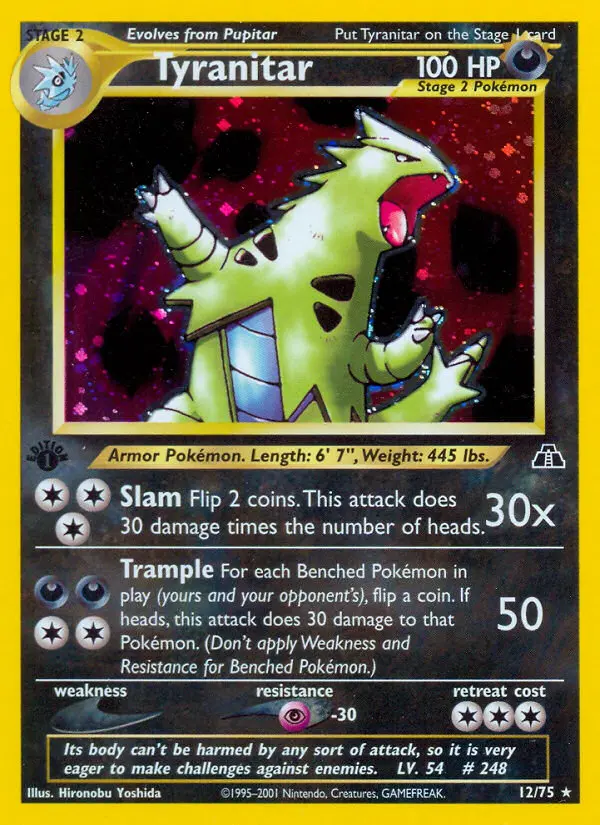 Tyranitar - Neo Discovery